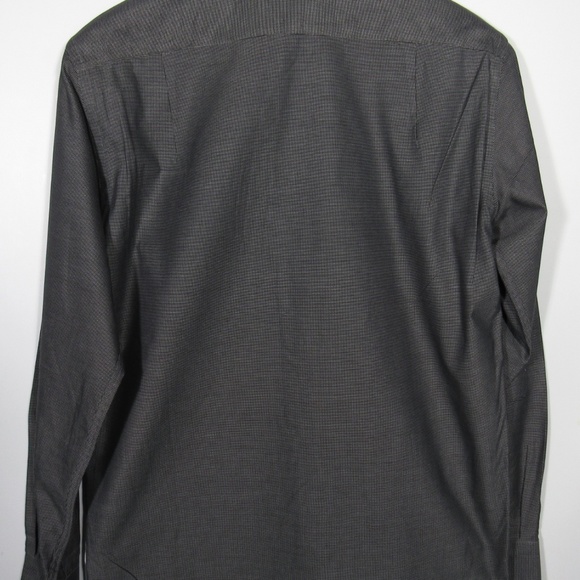 MOSCHINO UOMO Mens Shirt Dobby Print Size 39/Med - Picture 5 of 8